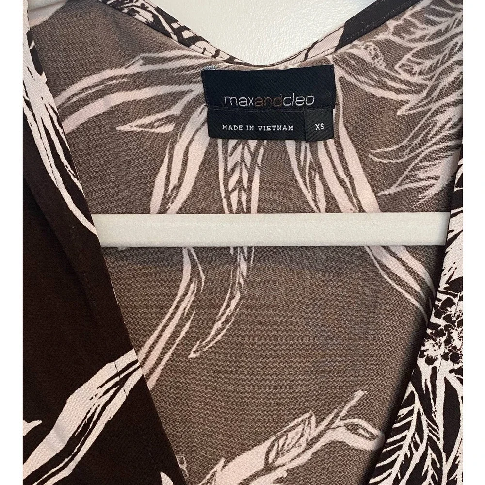 Max & Cleo Tropical‎ Print Knee Length Dress